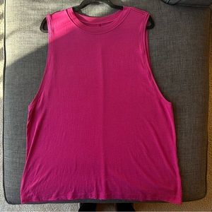 Lululemon All Yours Tee Tank, Color: Ripened Raspberry, sz 10